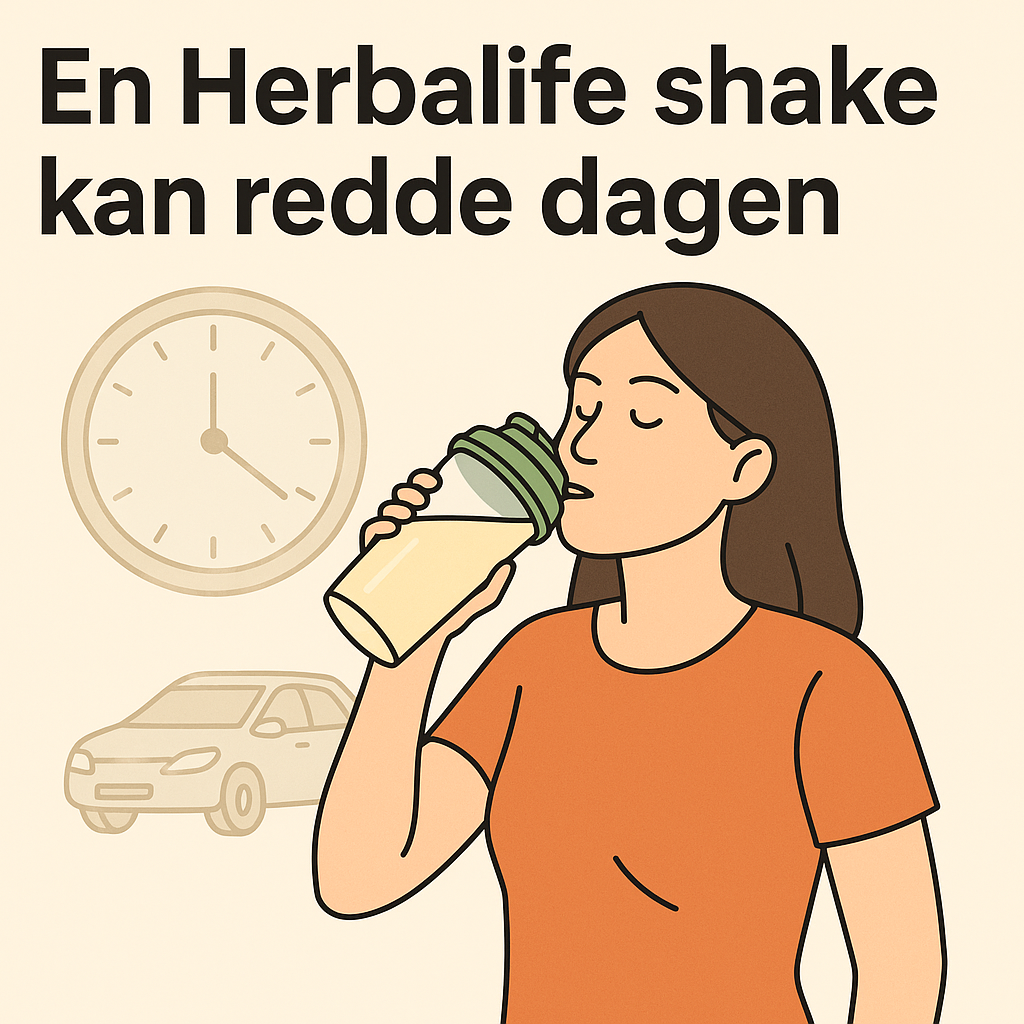 En Herbalife shake kan redde dagen www.herba-shake.no