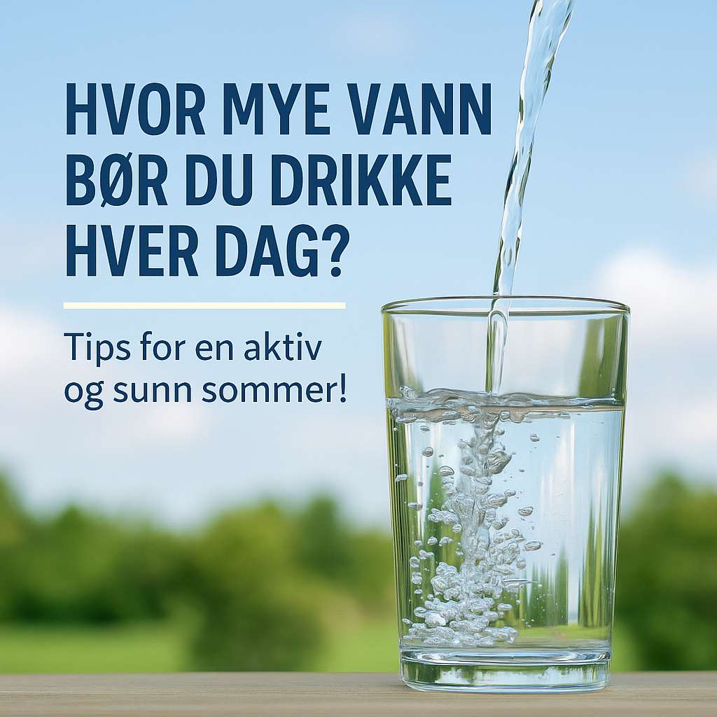 Hvor mye vann bør du drikke hver dag?