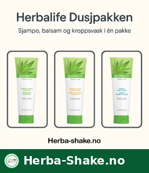 Herbalife Dusjpakken – Sjampo, Balsam og Kroppsvask