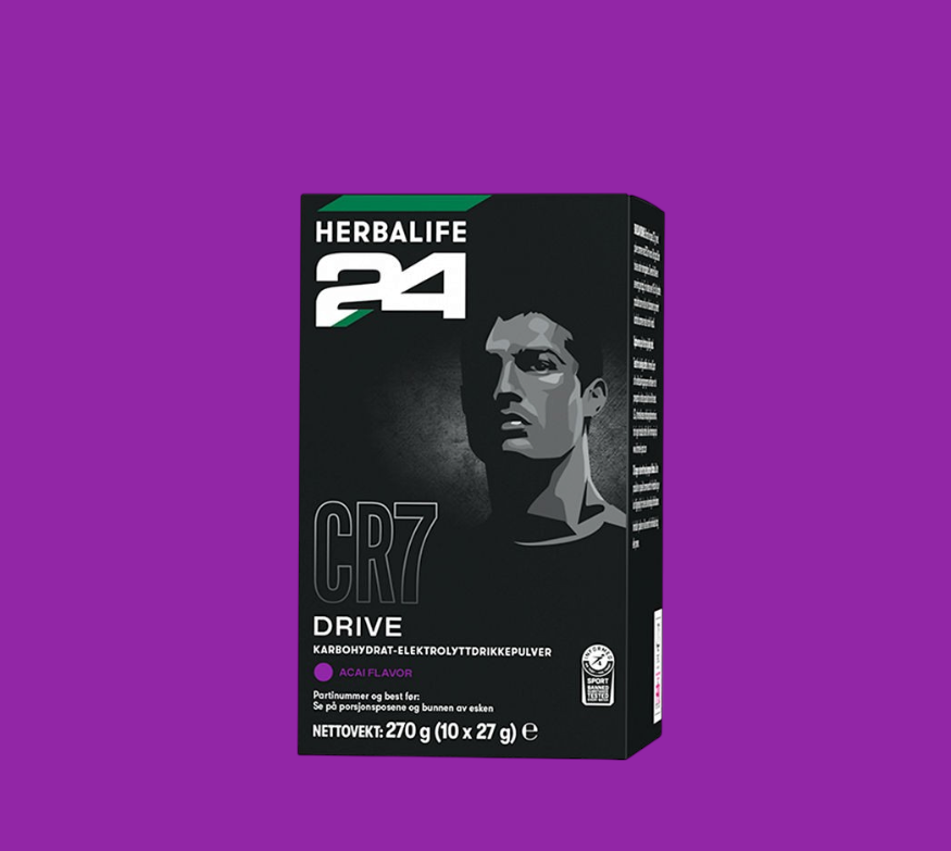 Herbalife24 CR7 Drive Acai elektrolyttdrikk – 10 porsjonsposer à 27 g