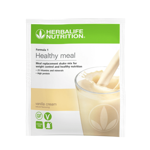 Herbalife Formula 1 Shake Vanilje porsjonspakker – 7 x 26g