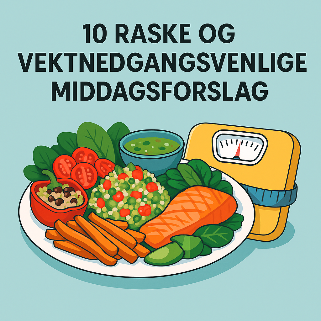 raske vekttap middagsforslag www.herba-shake.no
