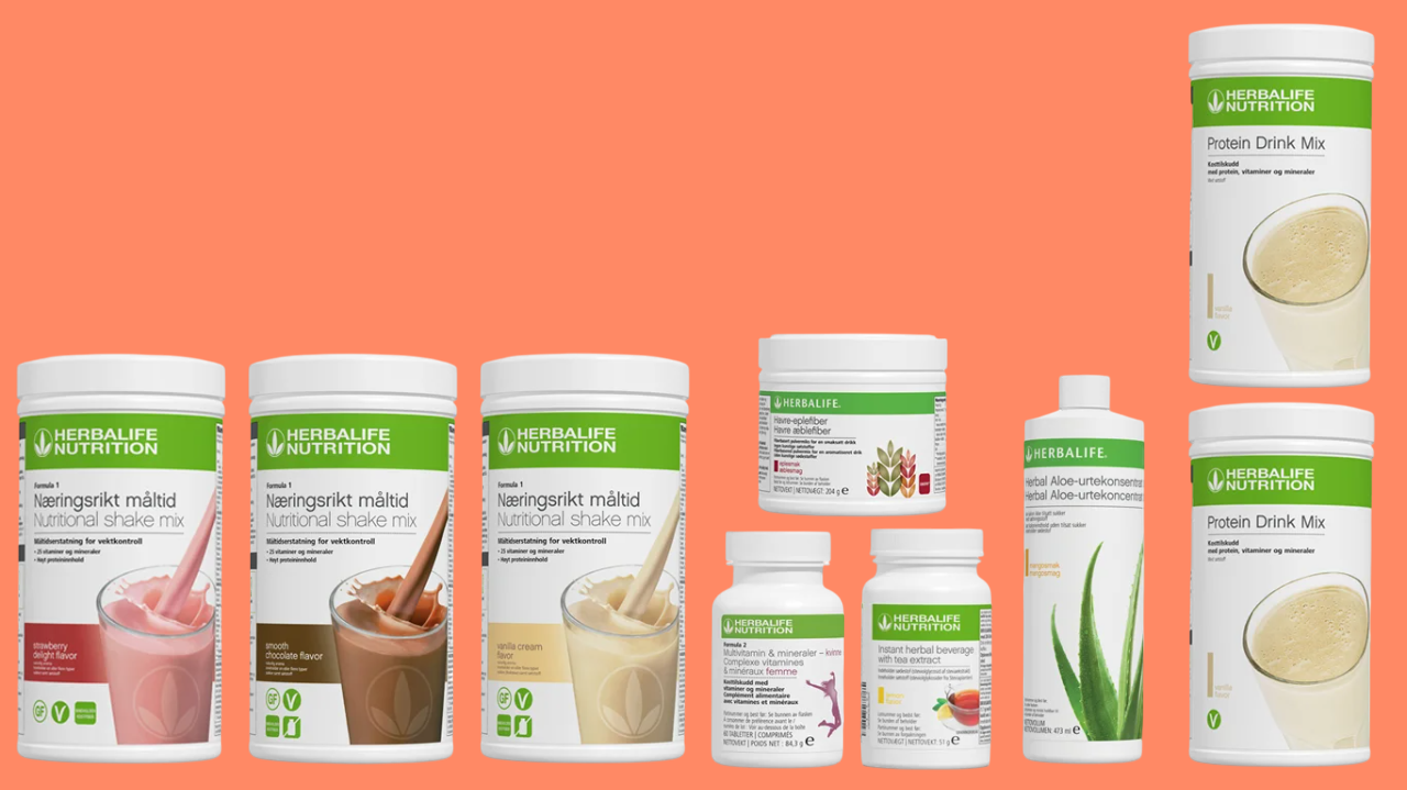 Herbalife Ultimate Månedspakke – komplett vektnedgangsprogram