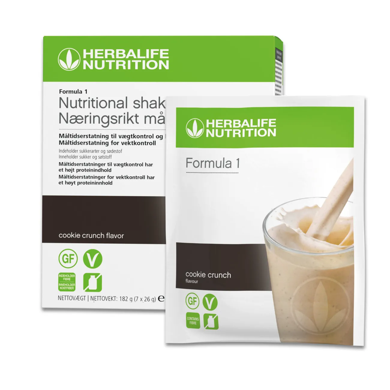 Herbalife Formula 1 prøvepakke cookie crunch