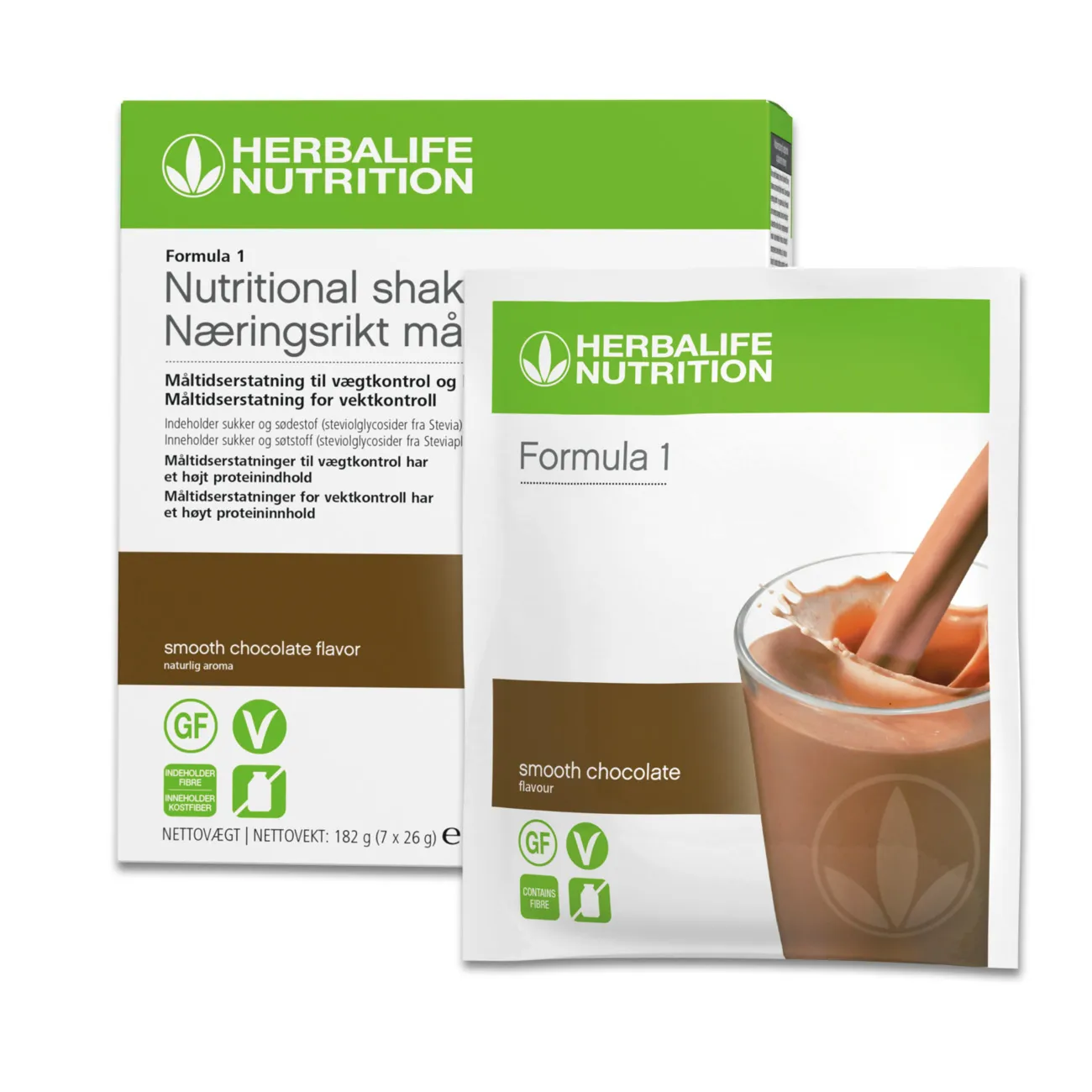 Herbalife Formula 1 prøvepakke sjokolade