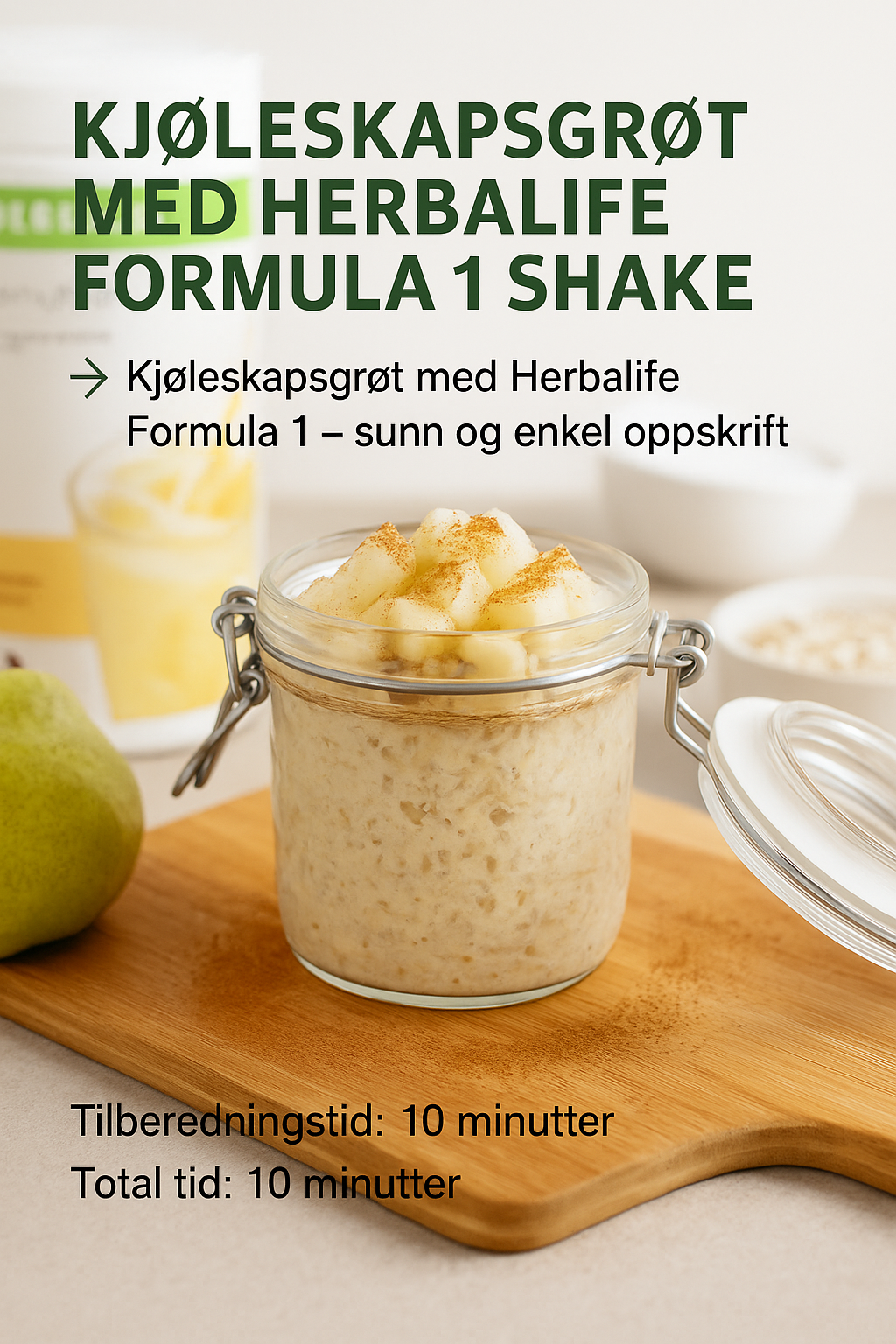 kjoleskapsgrot herbalife formula1 shake