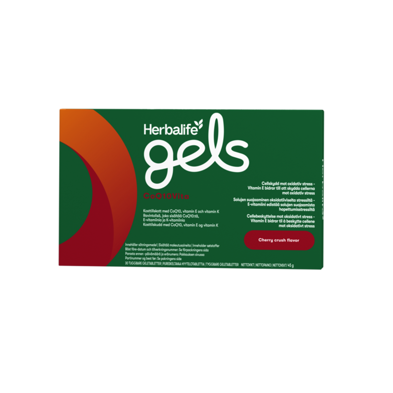 Herbalife Gels CoQ10VITA Cherry Crush – 30 tyggbare tabletter.