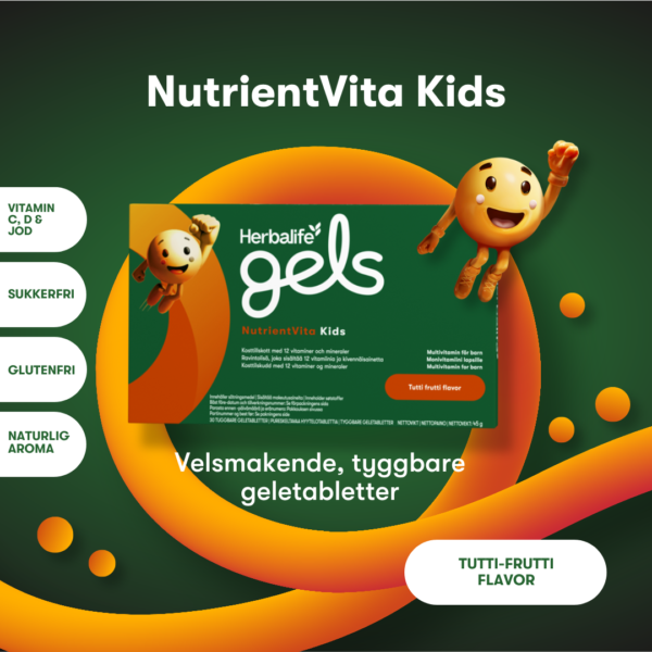 Nutritvita Kids vitamintabletter for barn – 30 stk