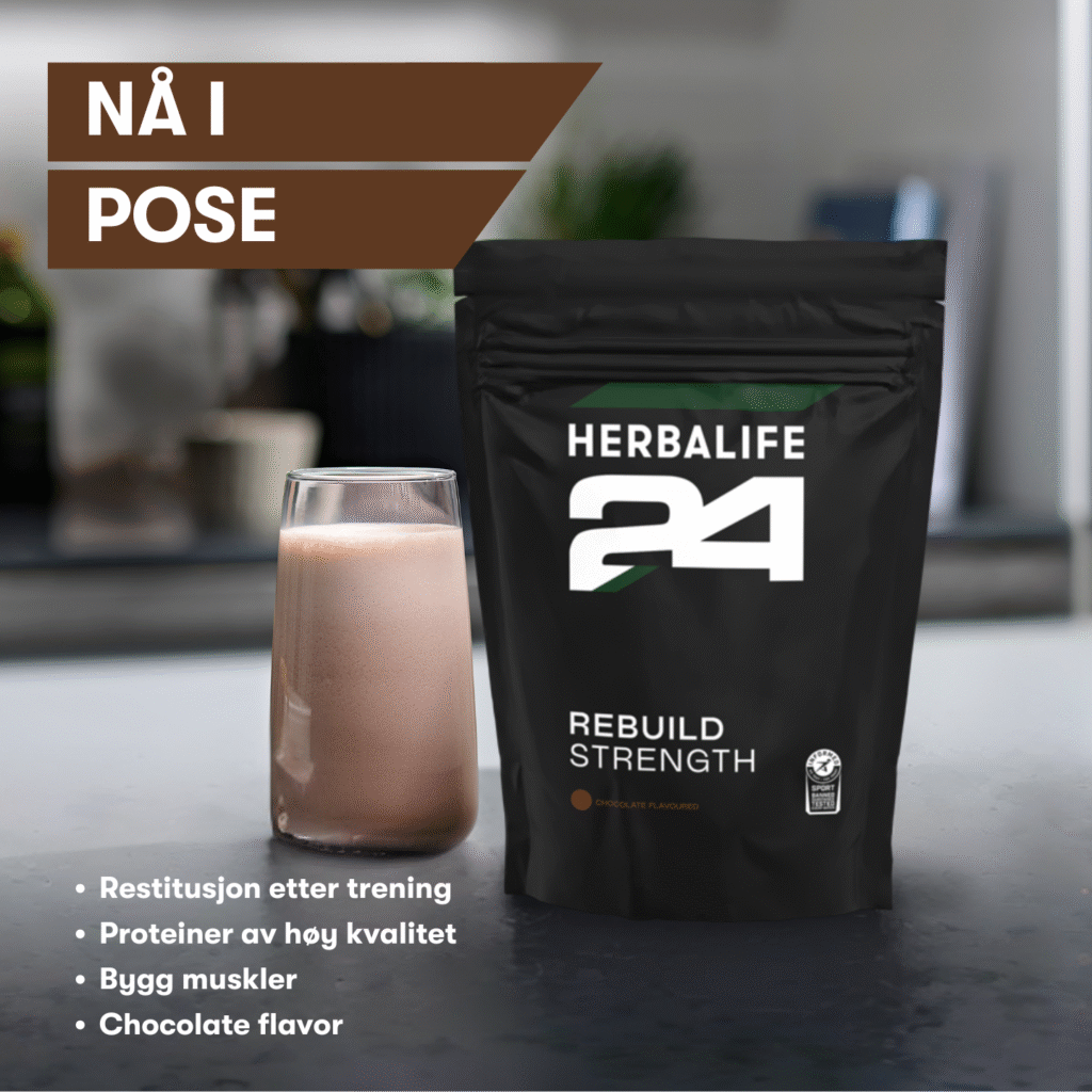 Herbalife24 Rebuild Strength proteinshake sjokolade 1000 g