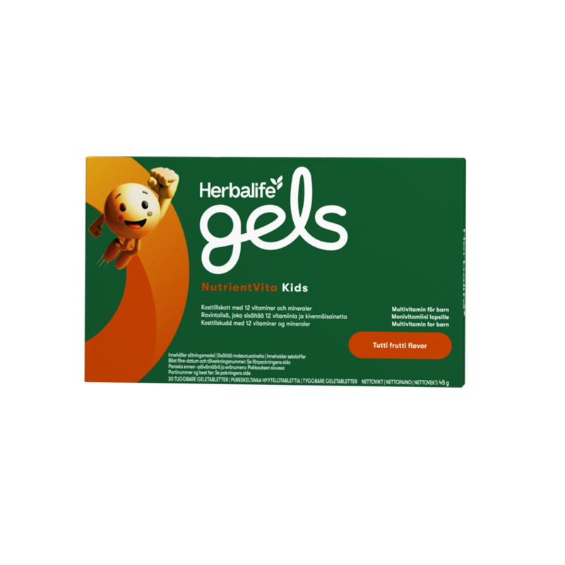 Herbalife Gels NutrientVita Kids Tutti frutti 30 tyggbare geletabletter