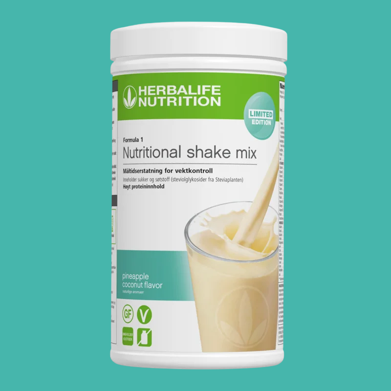 Herbalife Shake Pineapple Coconut – smak av ananas og kokos