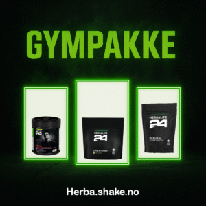 Herbalife Gympakke med CR7 Drive, Creatine og Rebuild Strength – komplett pakke for energi, styrke og restitusjon.