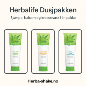 Herbalife Dusjpakken – Sjampo, Balsam og Kroppsvask