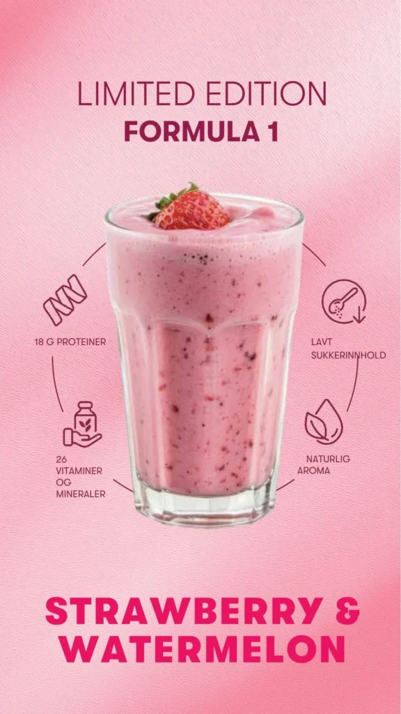 måltidserstatning Herbalife Strawberry Watermelon shake 550g