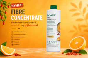 Fibre Concentrate nyhet sukkerfri fiberdrikk med appelsin og gojibær