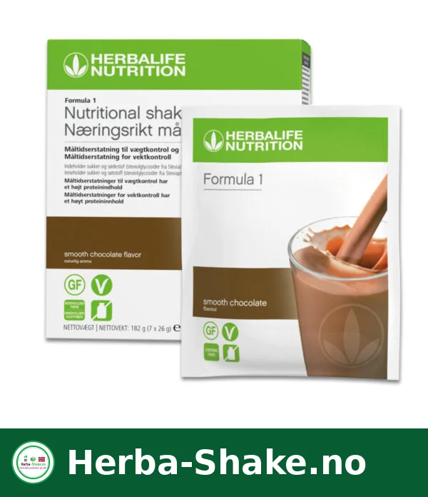 Herbalife Formula 1 porsjonspakke – Smooth Chocolate smak