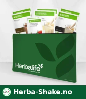 Herbalife prøvepakke med urtete og Formula 1 shake