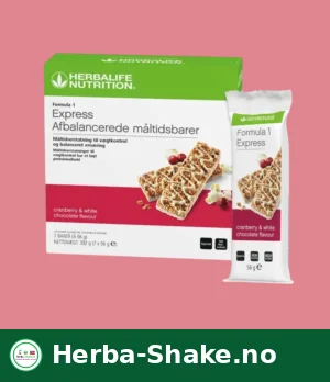 Formula 1 Express Bar Hvit Sjokolade & Tranebær