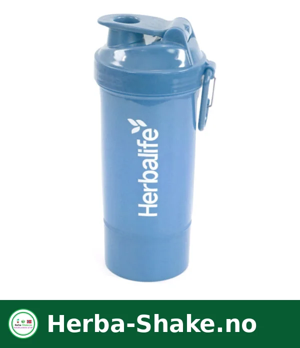 Herbalife Neonshaker 600ml Blå – frisk og praktisk