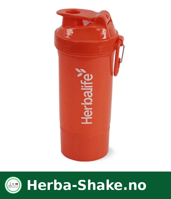 Herbalife Neonshaker 600ml Rød – stil og funksjon
