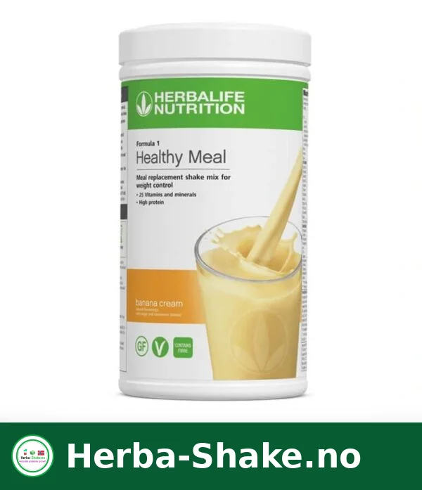 Herbalife Banana Cream Shake – næringsrik måltidserstatter