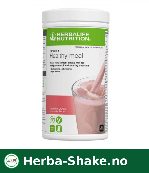 Herbalife Formula 1 Måltidshake – Raspberry & White Chocolate