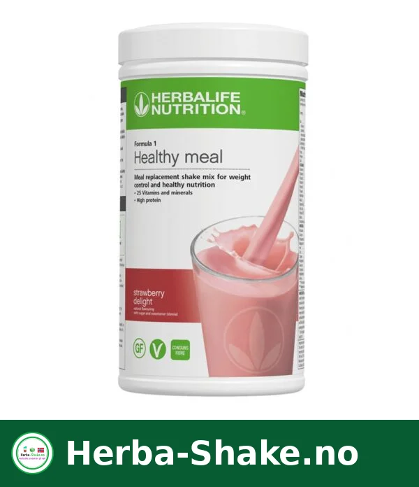 Herbalife Strawberry Delight Shake – næringsrik måltidserstatter