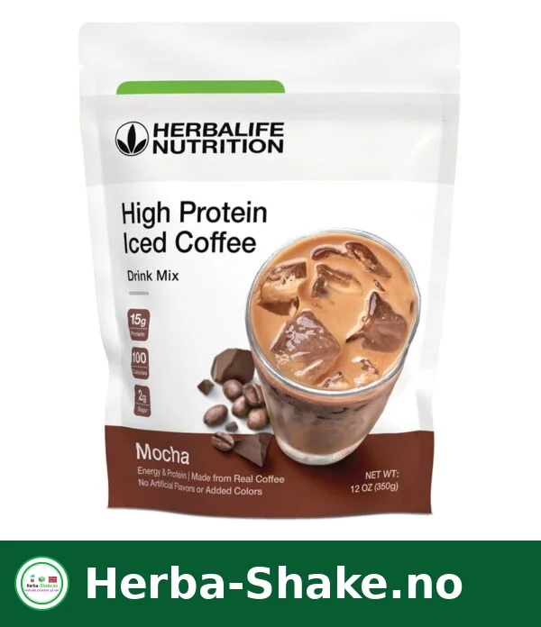 Herbalife Høy Protein Iskaffe Mocha – kald kaffedrikk