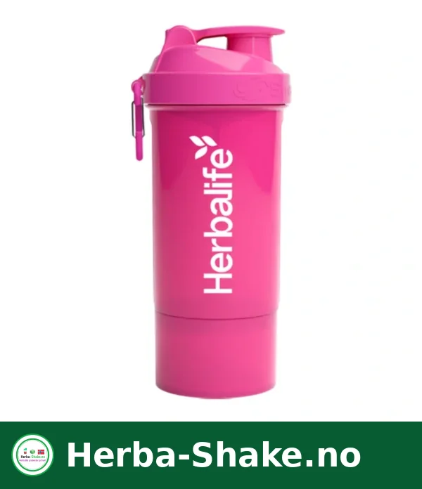 Herbalife Neonshaker 600 ml i rosa farge