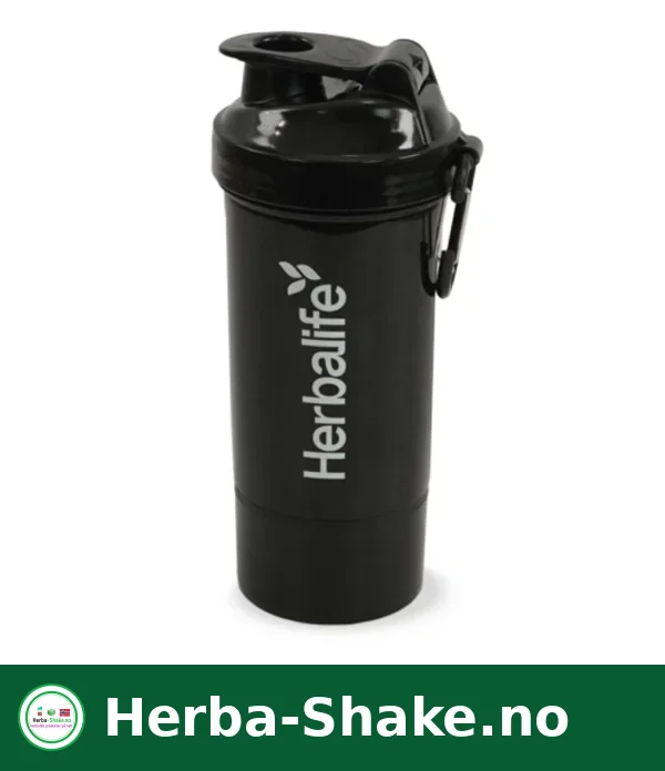 Herbalife Neonshaker 600 ml i svart farge