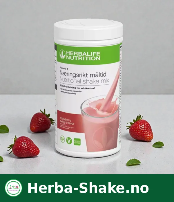Herbalife Shake Strawberry Delight 550g - Bilde 2