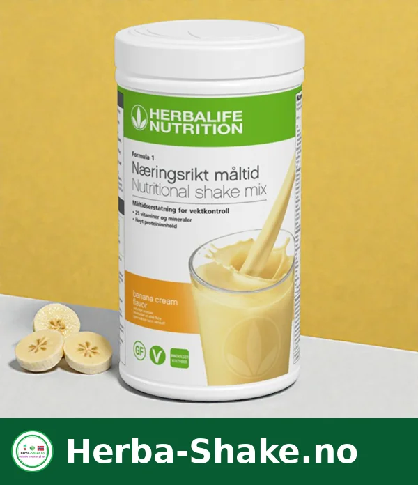 Herbalife Shake Banana Cream 550g - Bilde 2