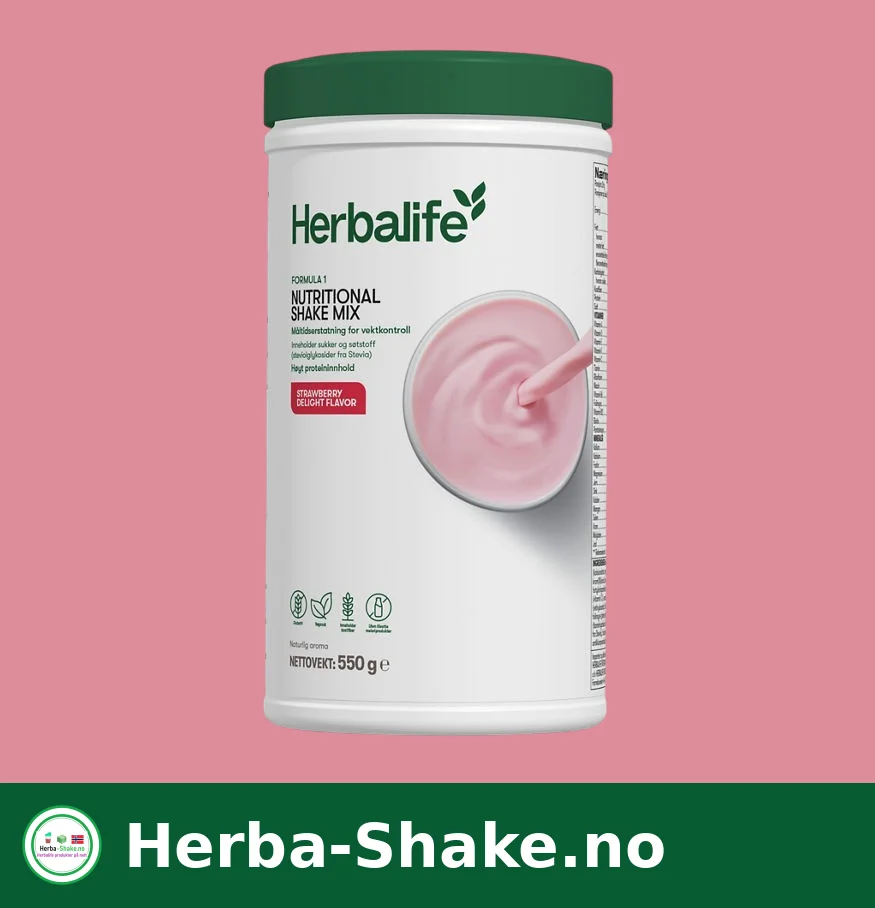 Herbalife Formula 1 Strawberry Delight shake