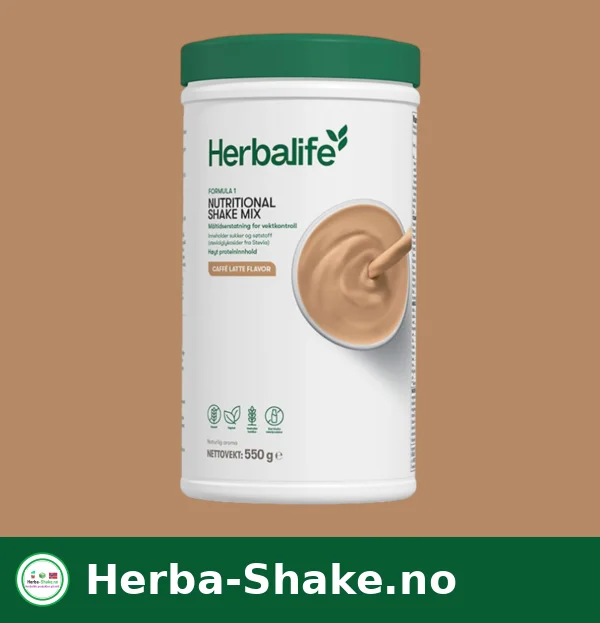Herbalife Formula 1 Café Latte shake