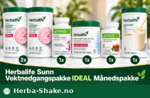 Herbalife Sunn Vektnedgangspakke IDEAL Månedspakke
